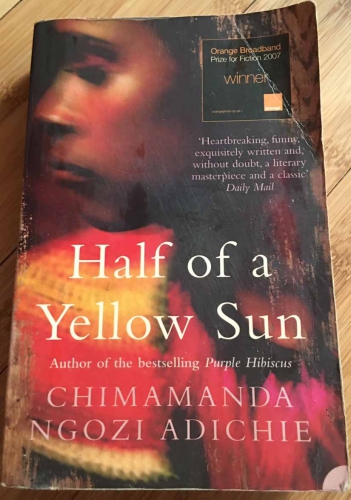 Half of a yellow sun